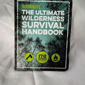 Outdoor Life Survival Guide with Black and Green Accents
